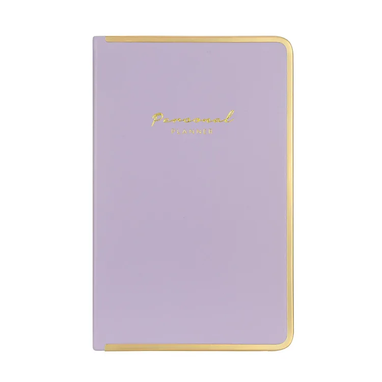 VICTORIA'S JOURNALS MONACO 0230 VEGAN DERİ SERT KAPAK 13x21 100gr.160 SYF. PLANNER ÇİZGİLİ DEFTER LİLA