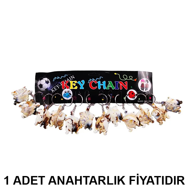 KIZILKAYA KZL-2309037 MERMER DESENLİ & KAHVERENGİ ANAHTARLIK - TEKLİ
