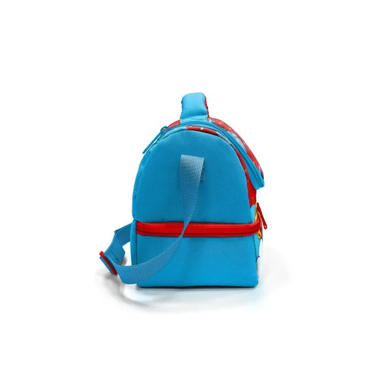 CORAL HIGH 37209 KIDS KIRMIZI MAVİ ASTRONOT UZAY DESENLİ THERMO İKİ KATLI BESLENME ÇANTASI