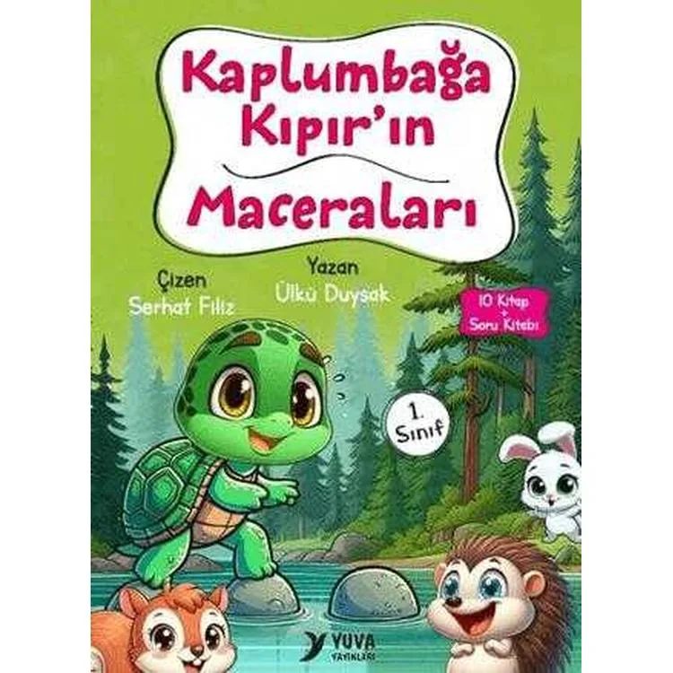 KAPLUMBAĞA KIPIR'IN MACERALARI 10 KİTAP SET ( 1. SINIFLAR İÇİN)