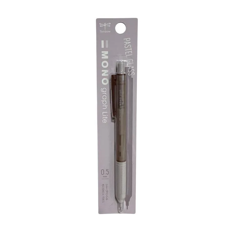 TOMBOW MONO GRAPH MEKANİK KURŞUN KALEM 0.5MM LITE PASTEL GLASS- CAM KAHVE XCSH-MGL507LPK