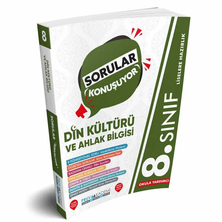PRUVA 8. SINIF LGS DİN KÜLTÜRÜ VE AHLAK BİLGİSİ SORULAR KONUŞUYOR