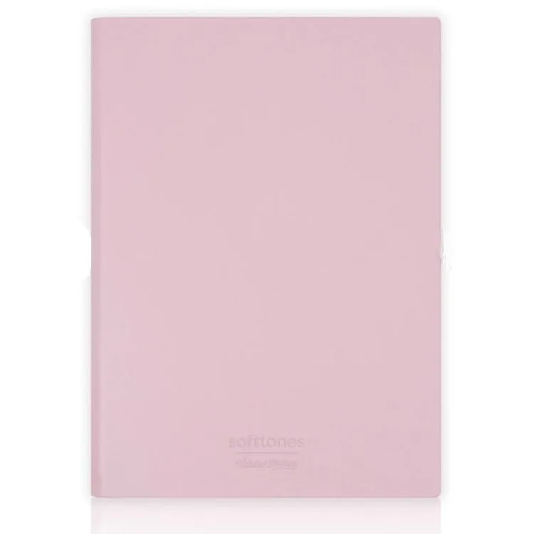 VICTORIA'S JOURNALS 1016 SOFTTONS ESNEK KAPAK 14.8x21cm A5 80gr. 128 YP.KREM NOKTALI DEFTER PASTEL PUDRA