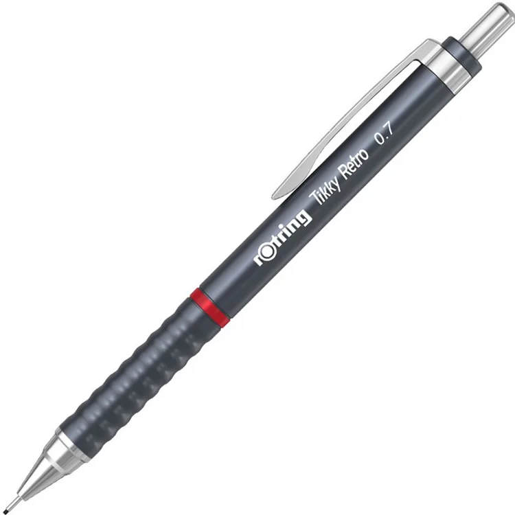 ROTRING TIKKY RETRO VERSATIL KALEM METALİK GRİ 0.7mm