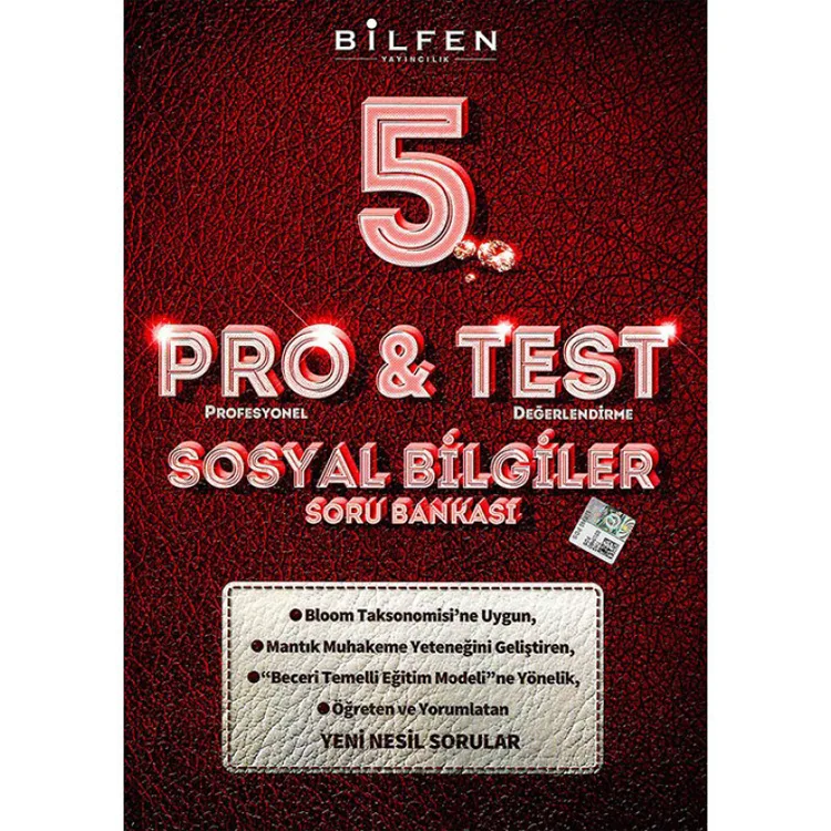 BİLFEN BİLTEST 5. SINIF PRO& TEST SOSYAL BİLGİLER SORU BANKASI