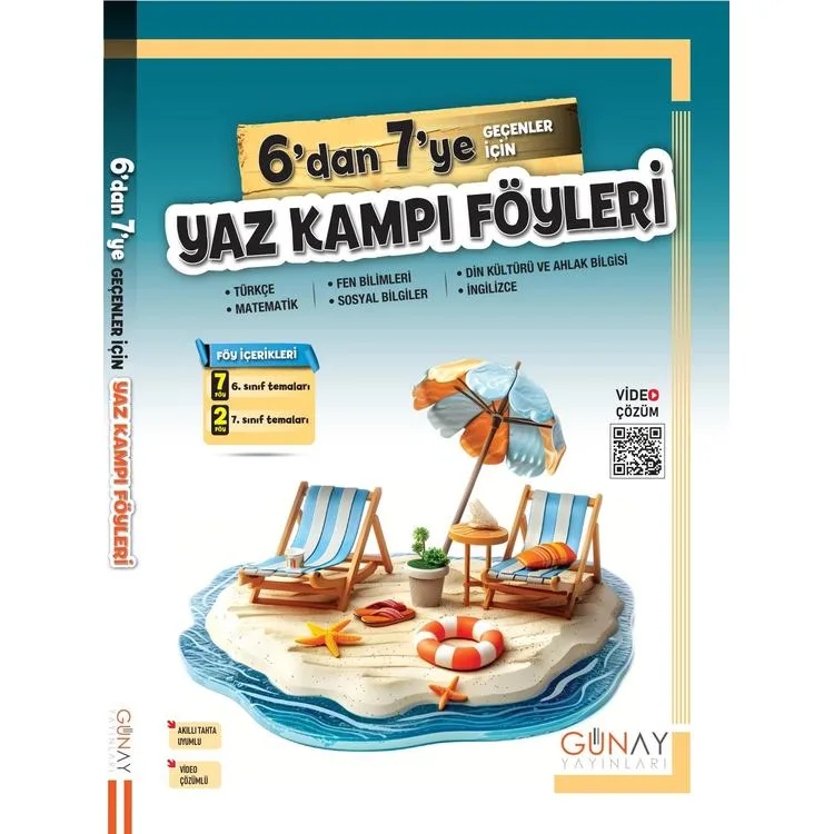 GÜNAY BUMERANG 6' DAN 7'E GEÇENLER İÇİN YAZ KAMPI FÖYLERİ