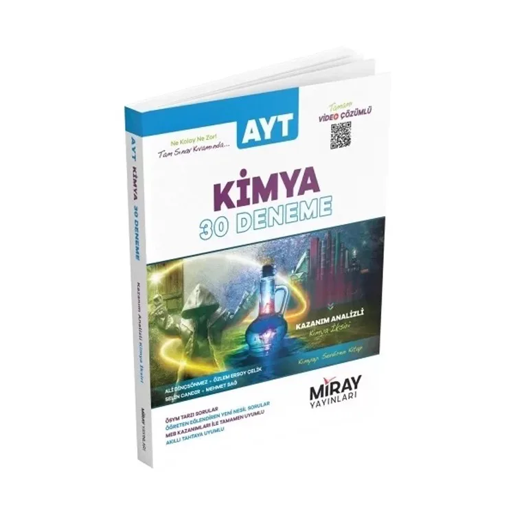 MİRAY YAYINLARI AYT KİMYA 30 DENEME