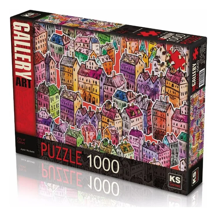 KS GAMES 20550 CITY OF COLORS 68x48cm YAPBOZ/PUZZLE 1000 PARÇA