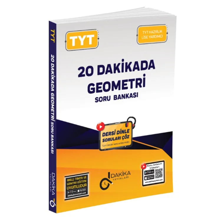 DAKİKA TYT 20 DAKİKADA GEOMETRİ SORU BANKASI