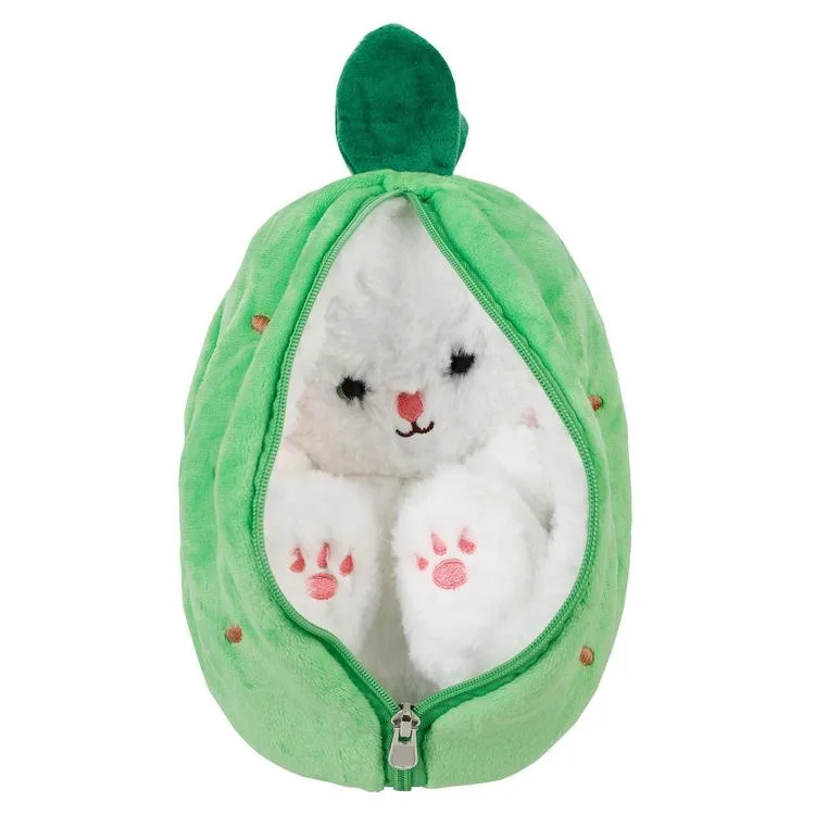 HALLEY PL62261 PELUŞ FERMUARLI ÇİLEK TAVŞAN 35 CM - TEKLİ