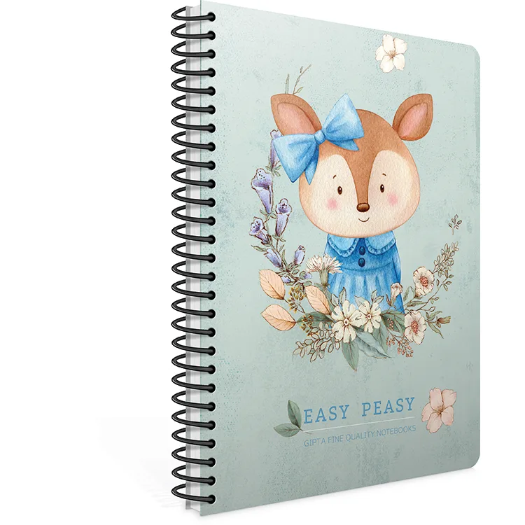 GIPTA EASY NOTES SPİRALLİ KARTON KAPAK DEFTER A4 100YP. KARELİ