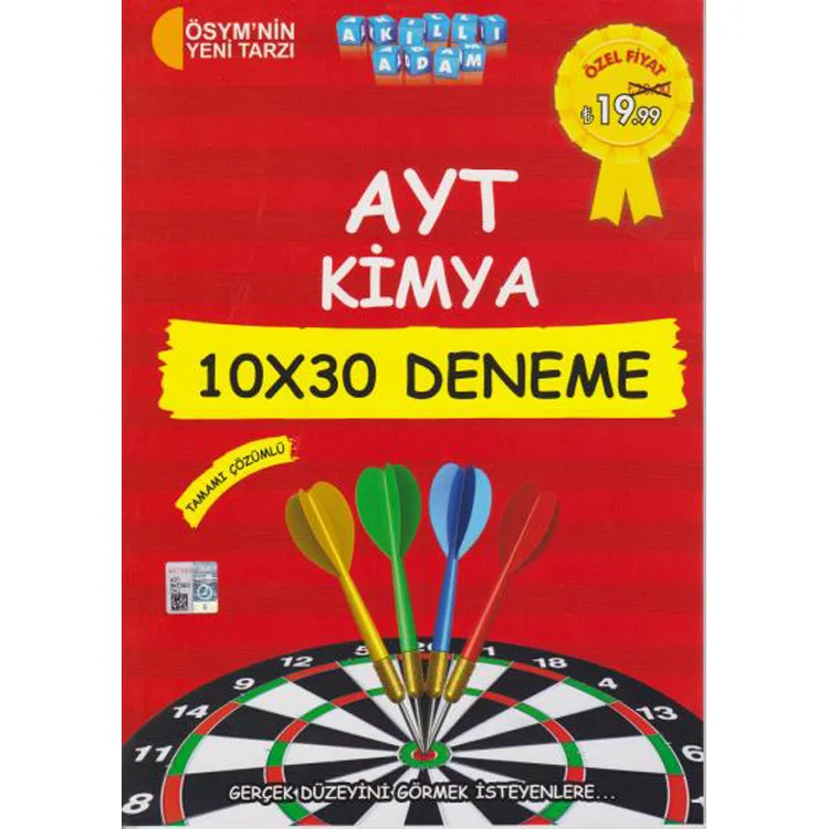 AKILLI ADAM AYT KİMYA 10X30 DENEME