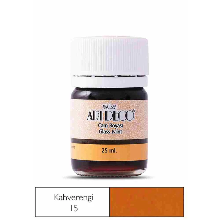 ARTDECO CAM BOYASI 25 ML. KAHVERENGİ Y-030A-15