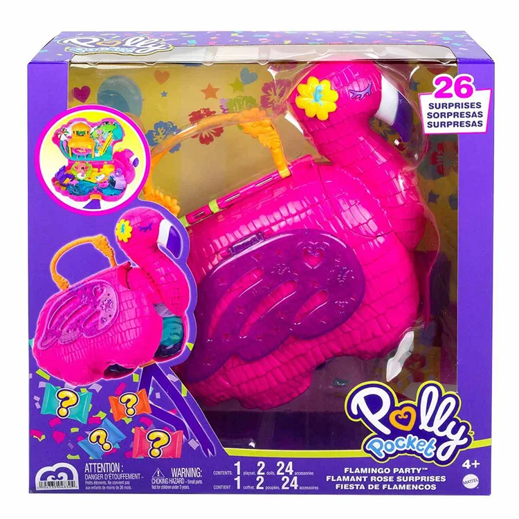 MATTEL HCG41 POLLY POCKET FLAMINGO PARTİSİ OYUN SETİ