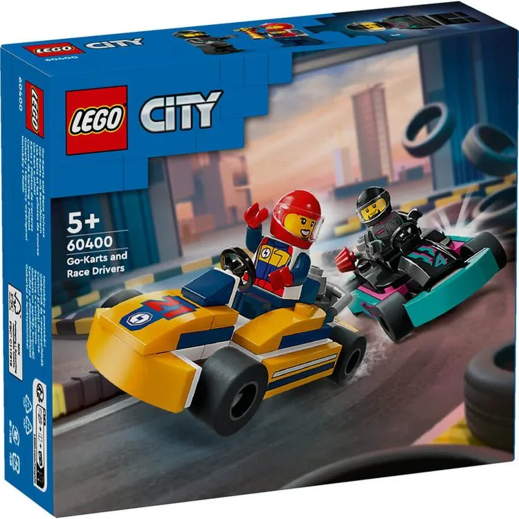 LEGO CITY 60400 GO KART VE YARIŞ SÜRÜCÜLERİ 99 PARÇA 5+