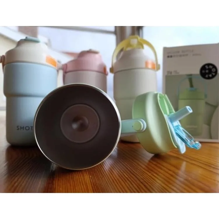 SHOTAY ASKILI PASTEL RENK ÇELİK MUG 8099 450 ML