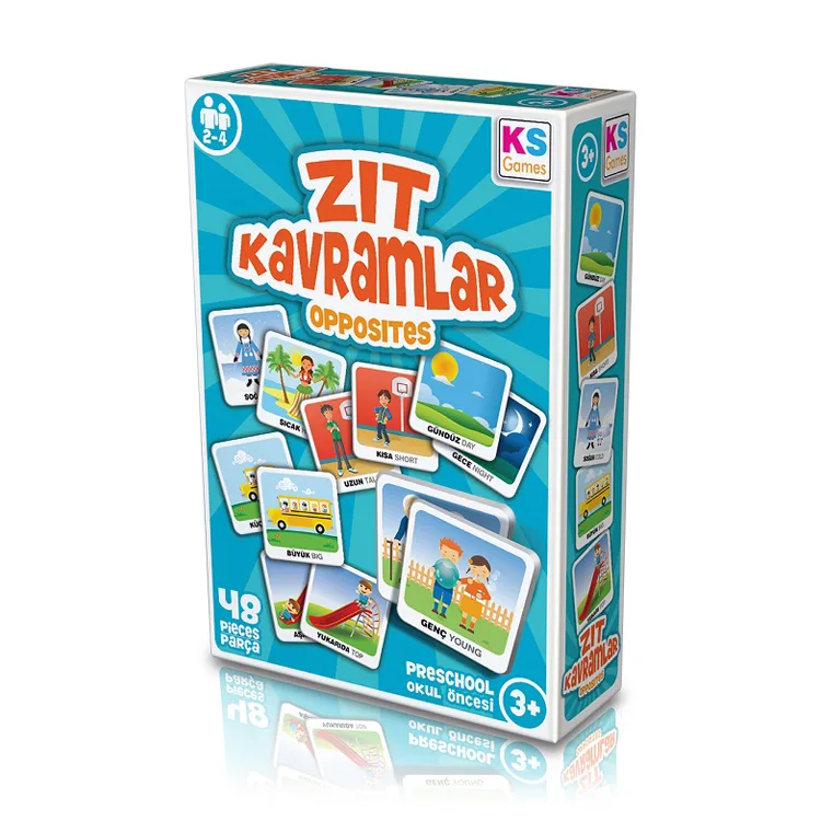 KS GAMES ZK538 ZIT KAVRAMLAR - KART OYUNU 3+