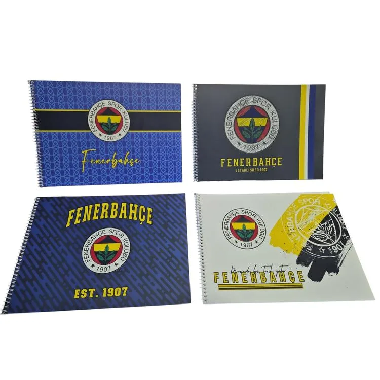 TMN FENERBAHÇE SPİRALLİ KARTON KAPAK 17X24 RESİM DEFTERİ 15 YP. 463636