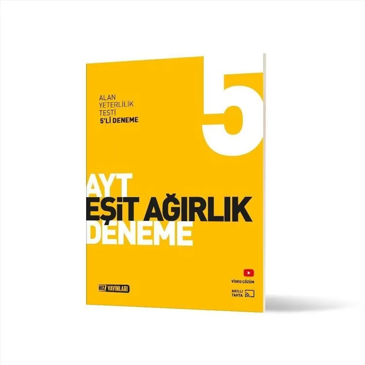 HIZ AYT EŞİT AĞIRLIK 5'Lİ GENEL DENEME