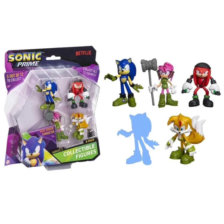 NECOTOYS SON2240 SONIC PRIME 5'Lİ KOLEKSİYON FİGÜR SETİ 3+