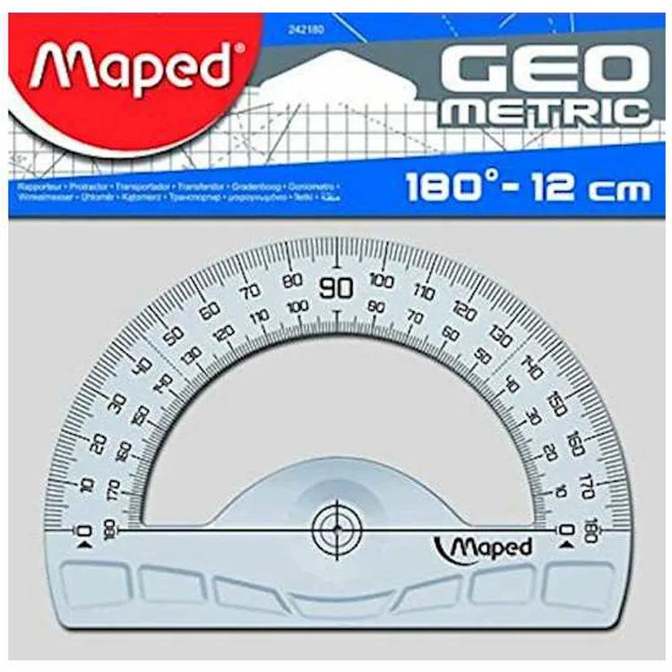 MAPED 242180 AÇI ÖLÇER 12CM 180 KRİSTAL 242180
