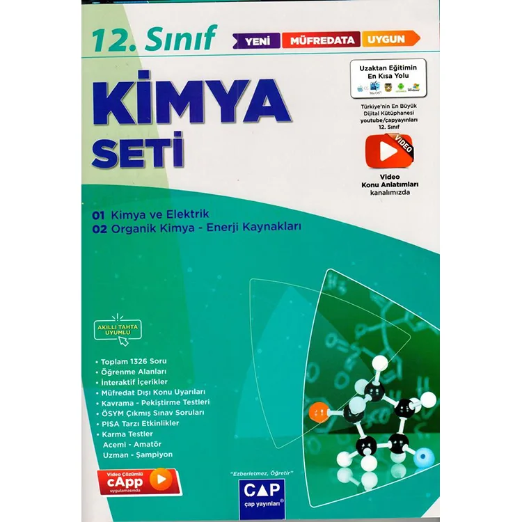ÇAP YAYINLARI 12.SINIF ANADOLU KİMYA SETİ 2023