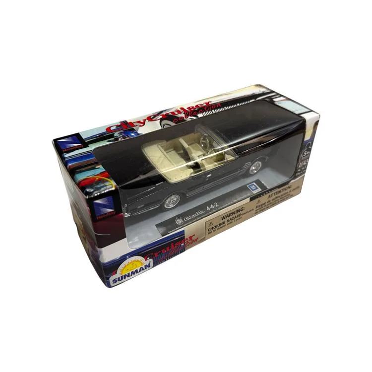 SUNMAN 48034B CITY CRUISER COLLECTION OLDSMOBİLE 4-4-2 1:43 DIE-CAST METAL ARABA KUTULU 5+ -TEKLİ