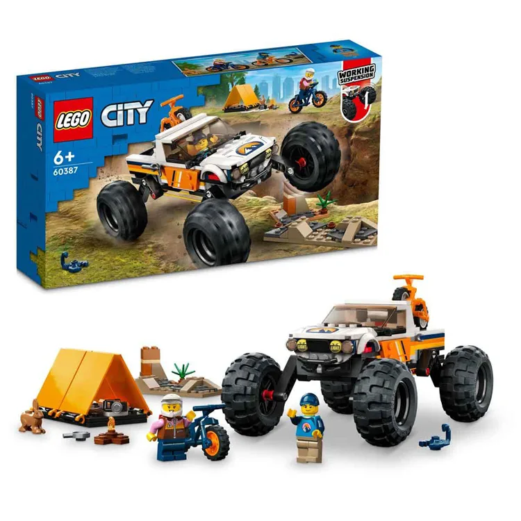 LEGO CITY 60387 4X4 ARAZİ ARACI MACERALARI