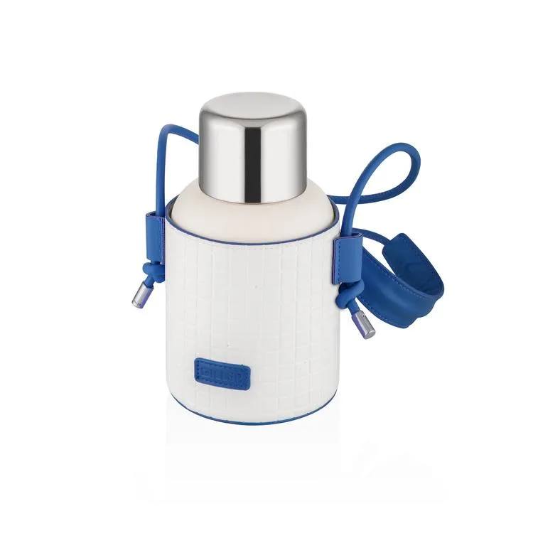 VAGONLİFE DILLER PİPETLİ KILIFLI TAŞIMA ASKILI ÇELİK MATARA 9058 460 ML