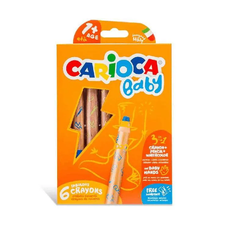 CARIOCA BABY JUMBO KURUBOYA KALEMİ 6'LI - 42817