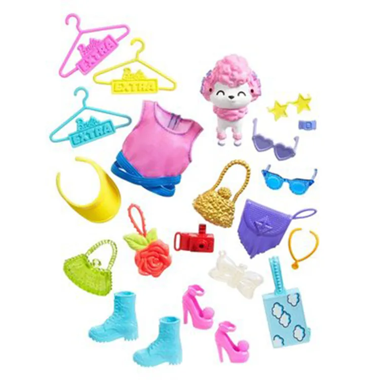 MATTEL HFG75 BARBIE EXTRA LET'S PLAY KIYAFET OTOMATI OYUN SETİ