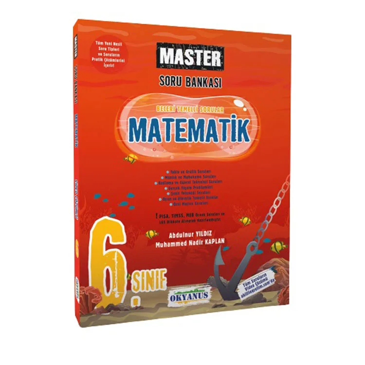 OKYANUS 6. SINIF MASTER MATEMATİK SORU BANKASI