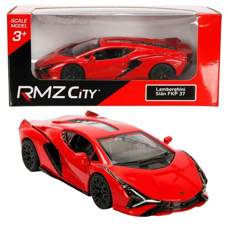 SUNMAN 554983 RMZ CITY 1:32 LAMBORGHİNİ SERİSİ LAMBORGHINI SIAN FKP 37 DIE CAST MODEL METAL ARABA KUTULU 3+ -TEKLİ
