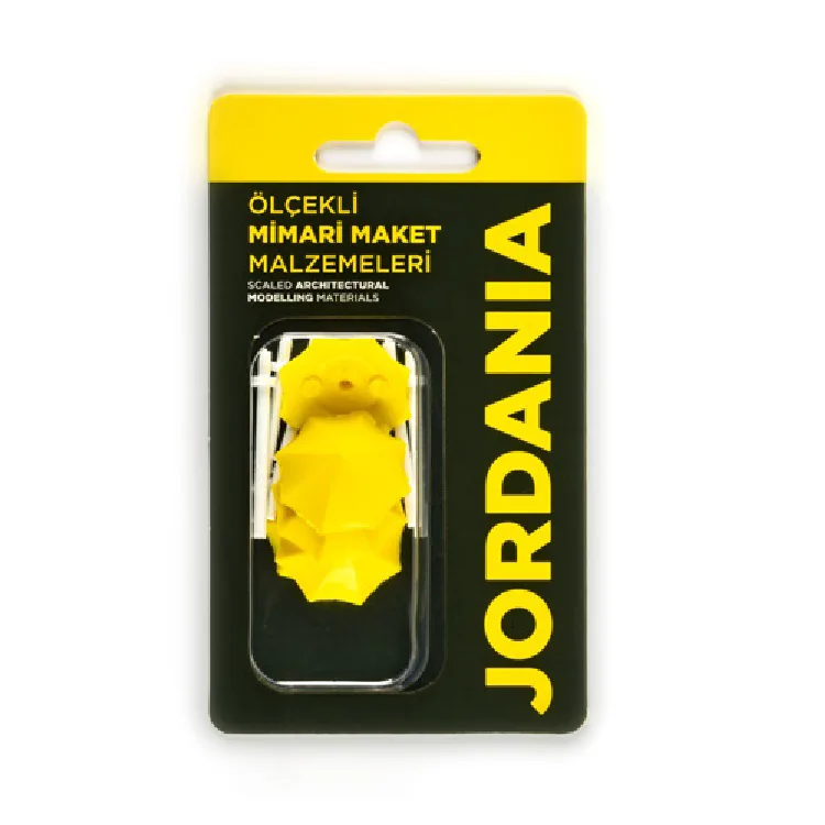 JORDANIA MAKET JE04-MT100S ŞEMSİYE SARI 1/100