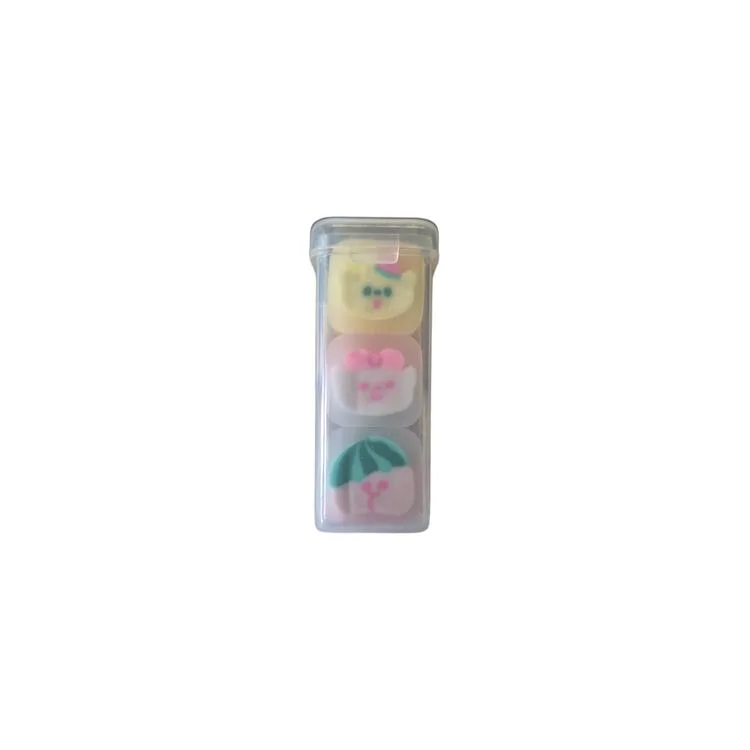 GIPTA K2382 LİTTLE ONE 3'LÜ MIX PP BOX RENKLİ SİLGİ - TEKLİ