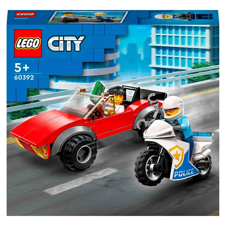 LEGO CITY POLICE MOTOSİKLETİ ARABA TAKİBİ LSC-60392