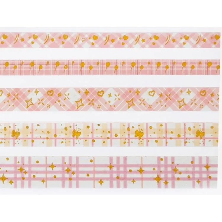 GIPTA K8902 PATTERN RENKLİ BANT SET 5'LI KUTULU -