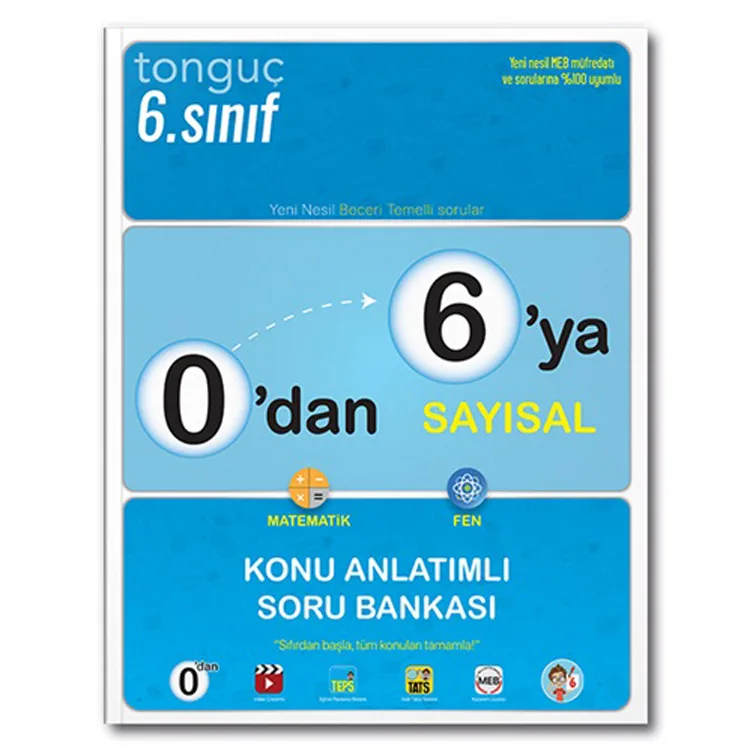 TONGUÇ 0'DAN 6'YA SAYISAL KONU ANLATIMLI SORU BANKASI