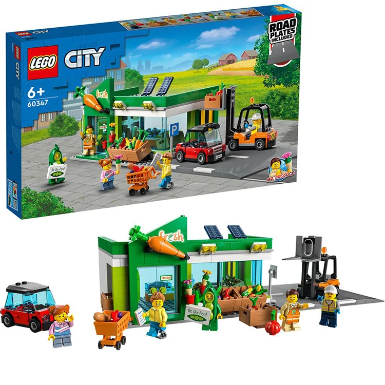 LEGO 60347 CİTY MARKET 404 PARÇA 6+