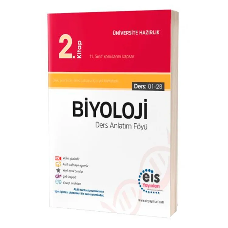 EİS YKS BİYOLOJİ DERS ANLATIM FÖYÜ 2. KİTAP