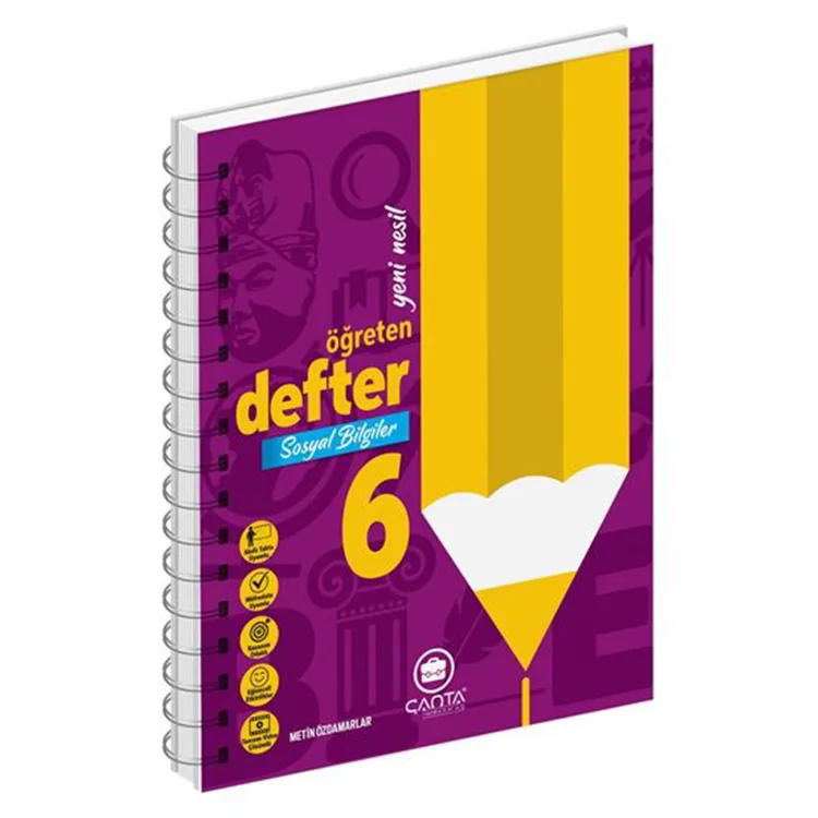 ÇANTA 6. SINIF SOSYAL BİLGİLER ÖĞRETEN DEFTER