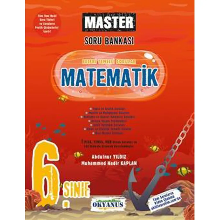 OKYANUS 6. SINIF MASTER MATEMATİK SORU BANKASI - 2024