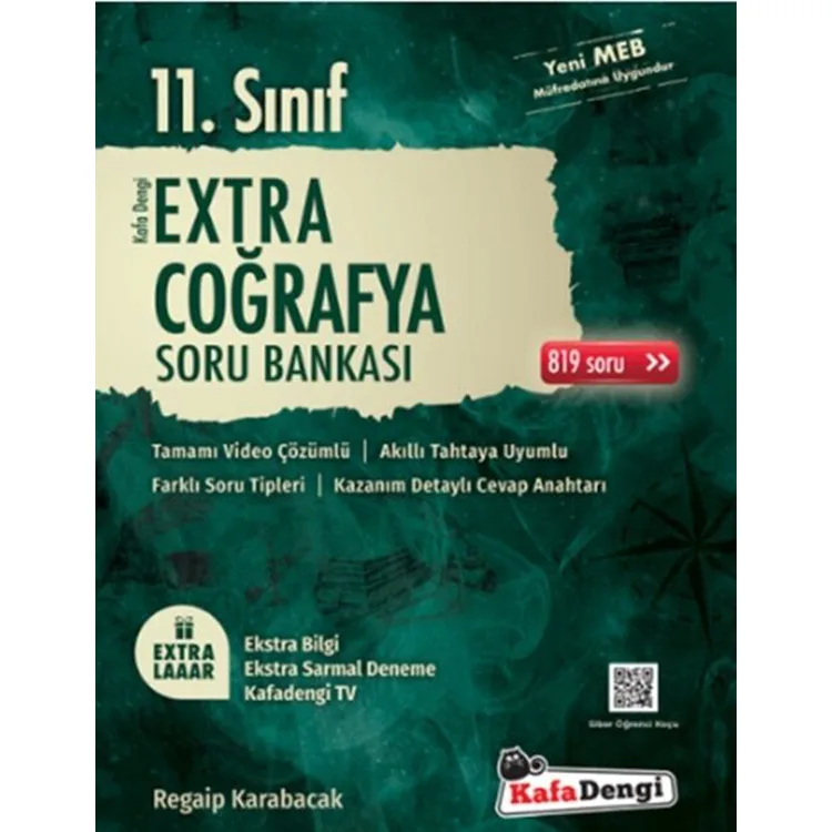 KAFADENGİ 11. SINIF EXTRA COĞRAFYA SORU BANKASI