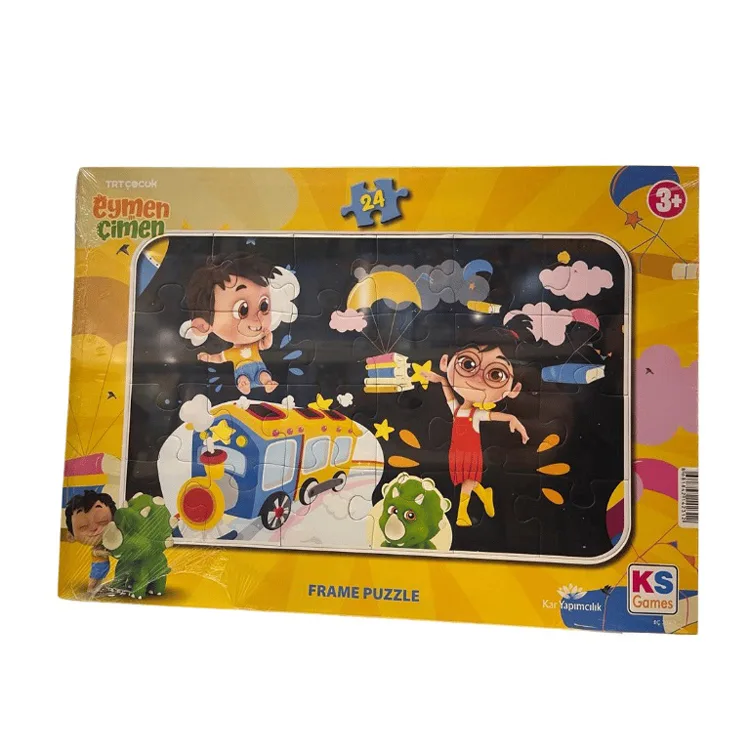 KS GAMES 704-1 EYMEN İLE ÇİMEN FRAME YAPBOZ/PUZZLE 24 PARÇA 3+