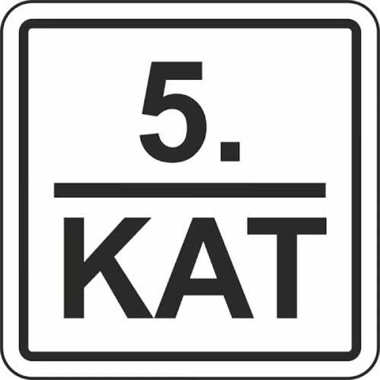 EKSTRAFİX 230 YÖNLENDİRME/UYARI LEVHASI 12x12cm 5. KAT