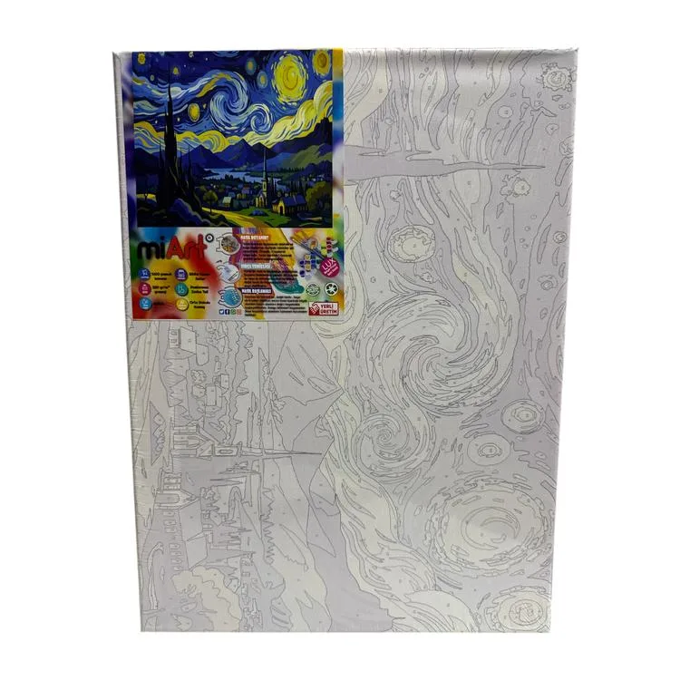 MİART MSB30420 30X40 SAYILARLA BOYAMA TUVAL - YILDIZLI GECE