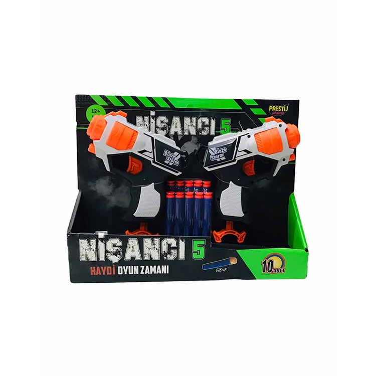 PRESTİJ 6060 NİŞANCI YUMUŞAK MERMİ ATAN 2'Lİ SİLAH 10 MERMİLİ