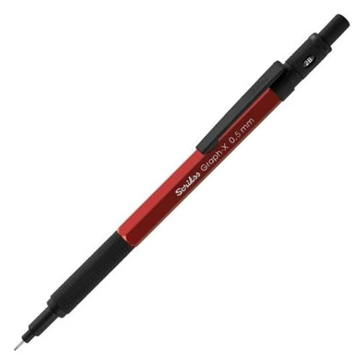 SCRIKSS MATRI-X VERSATİL KALEM 0.5 ŞEFFAF AMBALAJ KIRMIZI