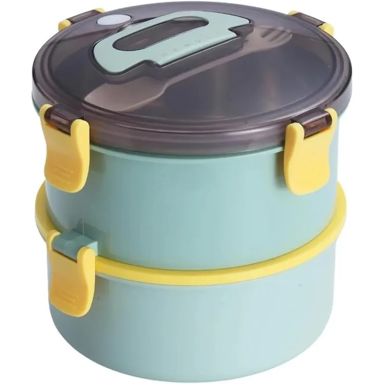 VAGONLİFE PASLANMAZ ÇELİK İKİ KATLI YEMEK KABI - LUNCH BOX XC-397 1600 ML