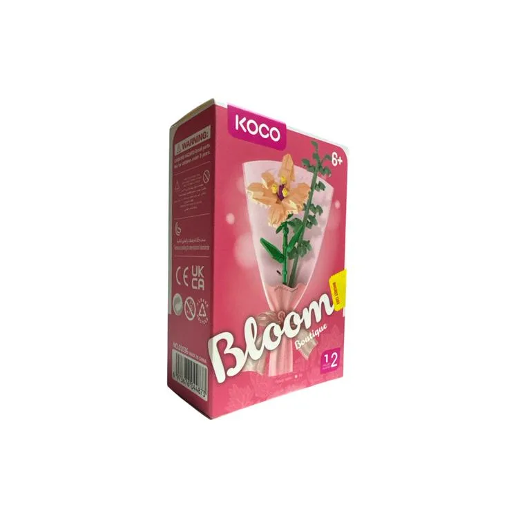 SUNMAN KOCO NO.01036 BLOOM BOUTIQUE FLOWER SERİSİ 12- BUKET ÇİÇEK LEGO YAPIM SETİ 137 PARÇA 6+